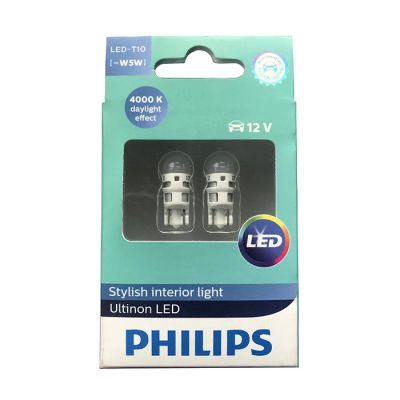 Лот: 14411476. Фото: 1. Светодиодные лампы Philips W5W... Оптика и освещение