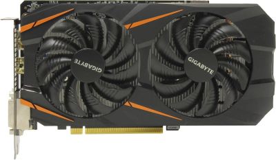 Лот: 11371605. Фото: 1. Видеокарта GeForce GTX 1060 (Gigabyte... Видеокарты