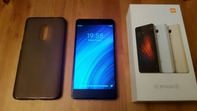 Лот: 17472928. Фото: 1. Xiaomi redmi note 4 Б/У ( читать... Смартфоны