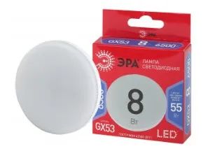 Лот: 24638170. Фото: 1. Лампа 220В LED GX53 ЭРА Red Line... Оптика и освещение
