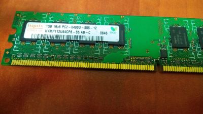 Лот: 6127456. Фото: 1. DDR2 - 1 Gb Hynix 1rx8 PC2-6400U. Оперативная память