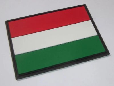Лот: 11079052. Фото: 1. Нашивка "Флаг Венгрии" (Велкро... Другое (аксессуары)