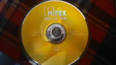 Лот: 5094619. Фото: 1. Диск (матрица) CD-R Mirex Gold. CD, DVD, BluRay
