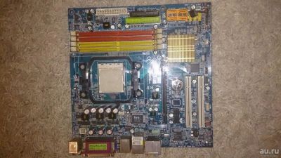 Лот: 9105393. Фото: 1. Материнская плата gigabyte ga-m61pm. Материнские платы
