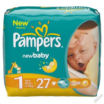 Лот: 5893865. Фото: 1. Подгузники Pampers New Baby-Dry... Детская гигиена