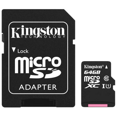 Лот: 12609831. Фото: 1. Карта памяти microSD XC 64 GB... Карты памяти