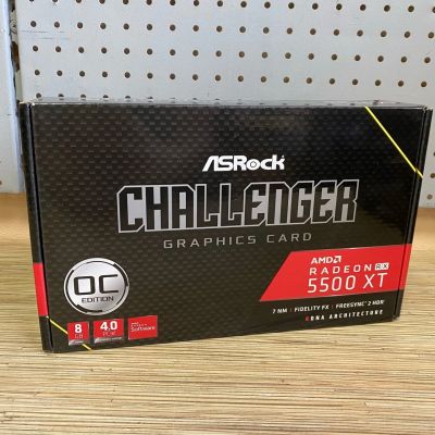 Лот: 18076241. Фото: 1. Видеокарта ASRock RX 5500 XT Challenger... Видеокарты