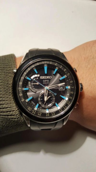 Лот: 8464016. Фото: 1. Seiko Astron GPS Solar SAST009G. Оригинальные наручные часы