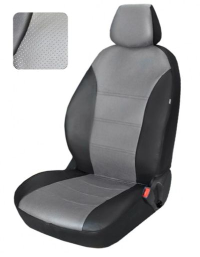 Лот: 16492406. Фото: 1. Чехлы Skoda Octavia A5 (сер.черн... Чехлы, коврики, оплетки руля