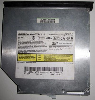 Лот: 1443420. Фото: 1. DVD MultiRecoder TS-L633. Приводы CD, DVD, BR, FDD