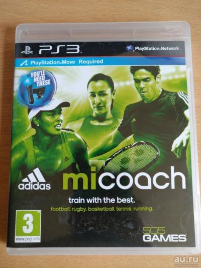 Лот: 9626262. Фото: 1. Игра для PS3. Micoach. Для PS... Игры для консолей
