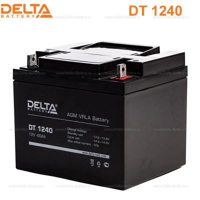 Лот: 9925100. Фото: 1. аккумулятор delta DT 1240 12V... Аккумуляторы