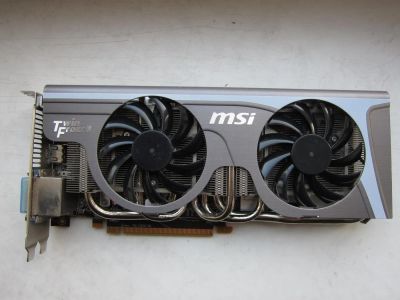 Лот: 6730349. Фото: 1. Видеокарта Radeon 6870 msi twin... Видеокарты