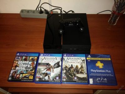 Лот: 5688226. Фото: 1. Play Station 4 + Камера + Игры... Игровые приставки, консоли