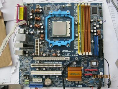 Лот: 2638120. Фото: 1. ALive NF6G-VSTA , AMD Athlon X2... Материнские платы