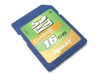 Лот: 166528. Фото: 1. Apacer 16Gb SDHC Class6. USB-флеш карты