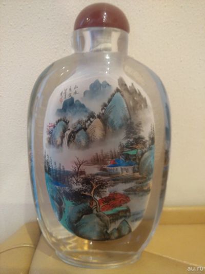 Лот: 13015513. Фото: 1. Бутылка декоративная, ручная роспись... Аксессуары