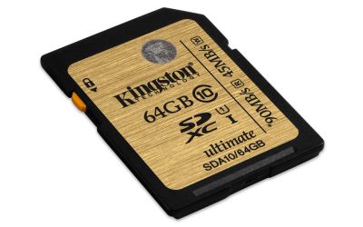 Лот: 4286023. Фото: 1. Карта памяти SD XC 64 GB Kingston... Карты памяти