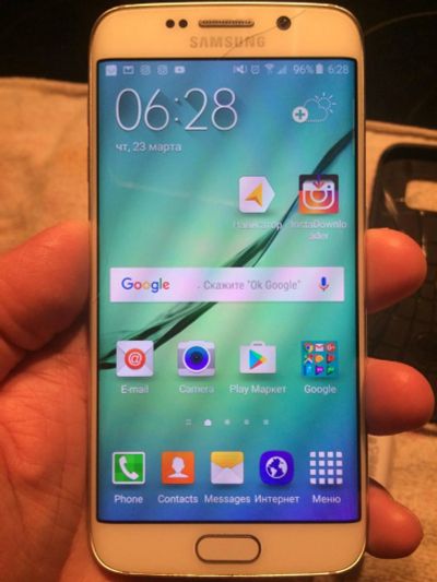 Лот: 9228456. Фото: 1. Samsung S6 edge. Смартфоны