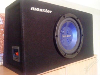 Лот: 376692. Фото: 1. Сабвуфер PIONEER в коробе. Цена... Сабвуферы