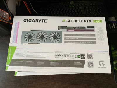 Лот: 19252941. Фото: 1. 10GB 3080 Gigabyte Vision OC новая... Видеокарты