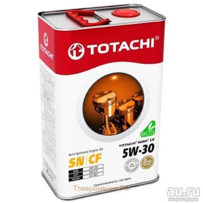 Лот: 9065153. Фото: 1. Totachi Eco SN/CF 5W-40 синт 4L. Масла, жидкости