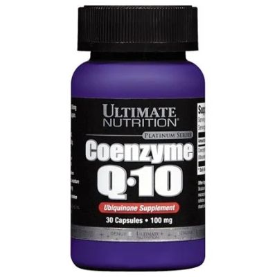 Лот: 10980657. Фото: 1. CoQ10 30 капс. Ultimate Nutrition... Спортивное питание, витамины