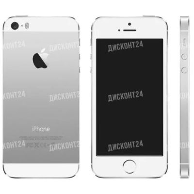 Лот: 13982633. Фото: 1. iPhone 5s 16 GB Серебристый. Смартфоны