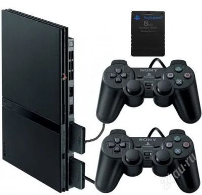 Лот: 2631627. Фото: 1. Playstation 2 (slim). Игровые приставки, консоли