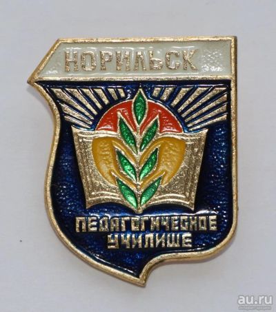 Лот: 9382822. Фото: 1. Знак: Норильск. Педагогическое... Сувенирные