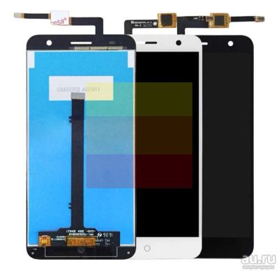Лот: 13070907. Фото: 1. Дисплей ZTE Blade V7 + тачскрин... Дисплеи, дисплейные модули, тачскрины