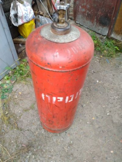 Лот: 16705852. Фото: 1. Баллон 50л. пропан. Полный. Баллоны, газ в баллонах
