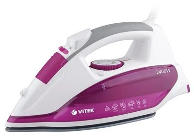 Лот: 11778483. Фото: 1. Утюг Vitek VT-1262 PK, 2400 Вт... Утюги, парогенераторы, отпариватели