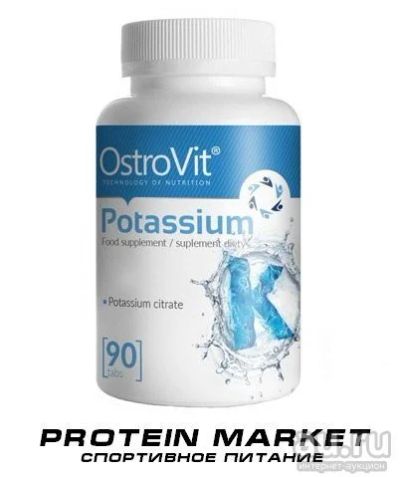 Лот: 9726869. Фото: 1. Ostrovit Potassium 90 таб. (Спортивное... Спортивное питание, витамины