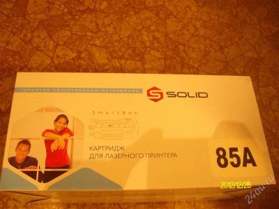 Лот: 2379553. Фото: 1. Тонер-картридж SOLID HP CE285A... Картриджи, расходные материалы