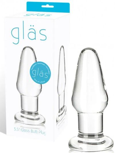 Лот: 22066700. Фото: 1. Анальный плаг Glass Butt Plug... Игрушки