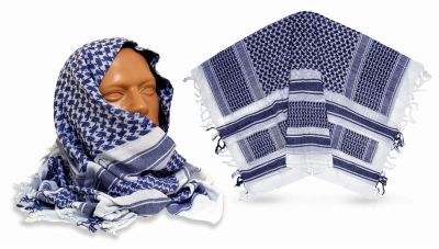 Лот: 3197904. Фото: 1. Шемаг. Арафатка. Куфия. Blue-White... Шарфы, платки