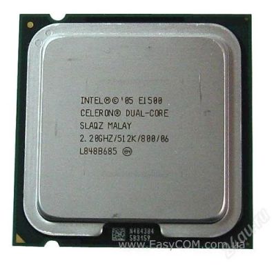 Лот: 2425953. Фото: 1. Двухядерный Celeron E1500 Conroe-L... Процессоры