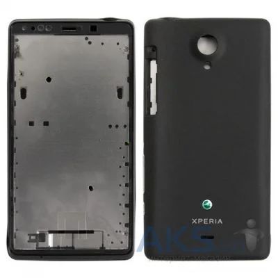 Лот: 4932969. Фото: 1. Корпус Sony LT30p Xperia T Черный... Корпуса, клавиатуры, кнопки