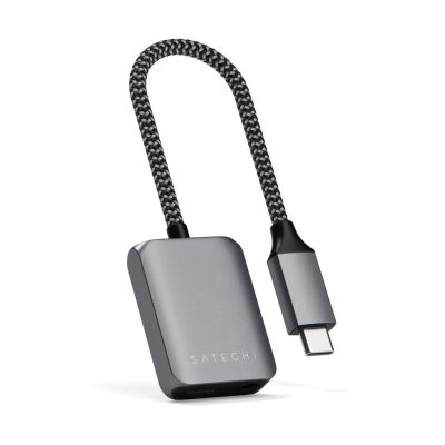 Лот: 22395535. Фото: 1. USB адаптер Satechi USB-C to Audio... Наушники, гарнитуры