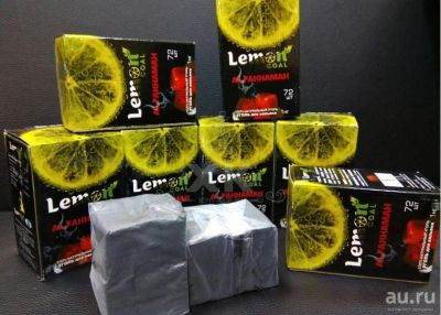 Лот: 9950913. Фото: 1. Кокосовый уголь для кальяна Lemon... Аксессуары и запчасти для кальянов