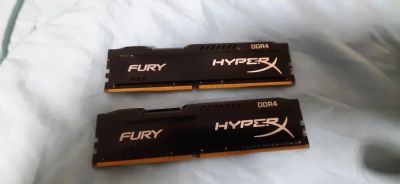 Лот: 16917520. Фото: 1. Kingston HyperX FURY Black 16... Оперативная память