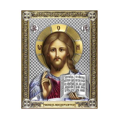 Лот: 23826400. Фото: 1. Икона Господь Вседержитель на... Другое (ювелирные изделия, бижутерия, часы)