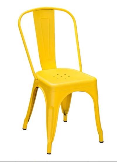 Лот: 19248834. Фото: 1. 4 желтых стула tolix. Столы, стулья, обеденные группы