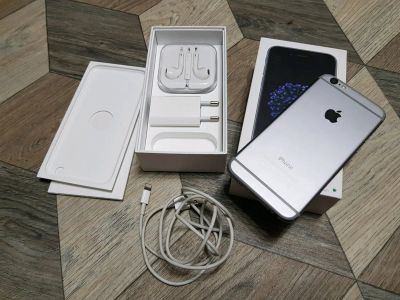 Лот: 11923450. Фото: 1. Iphone 6 32gb полный комплект... Смартфоны
