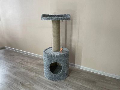 Лот: 22715450. Фото: 1. Когтеточка домик для котов. Домики, переноски, клетки, когтеточки