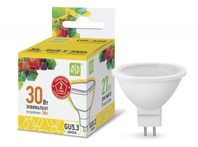 Лот: 7983622. Фото: 1. Светодиодная лампа ASD LED-JCDR-STD... Другое освещение