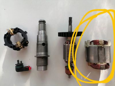 Лот: 25707859. Фото: 1. Статор перфоратора makita 2470. Запчасти