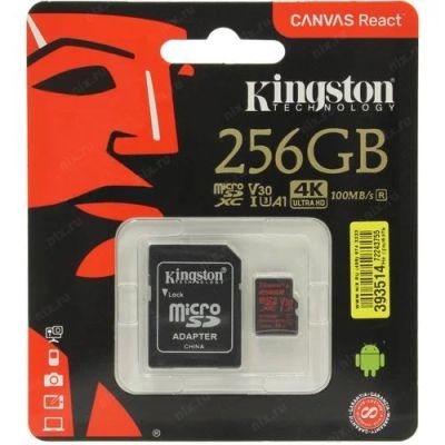Лот: 16421694. Фото: 1. Карта памяти MicroSDXC Kingston... Карты памяти
