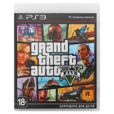 Лот: 9369868. Фото: 1. GTA 5 PS3. Игры для консолей